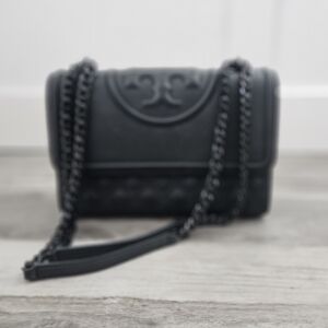 Tory Burch Black Crossbody Bag with Chain Strap